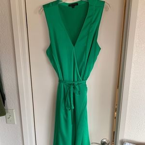Banana Republic Green Wrap dress